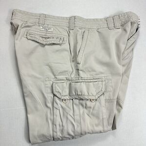 Polo Ralph Lauren Cargo Shorts Mens Classic Cotton Beige Twill Size 42